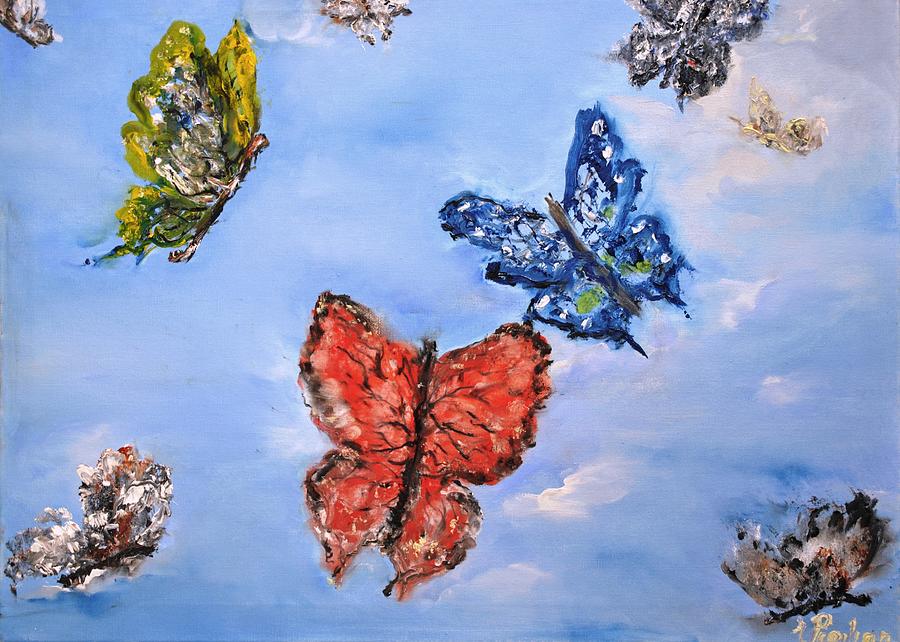 Flying Painting by Evelina Popilian