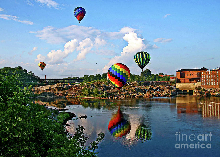 Hot Air Balloon Photograph - Flying High by Brenda Giasson