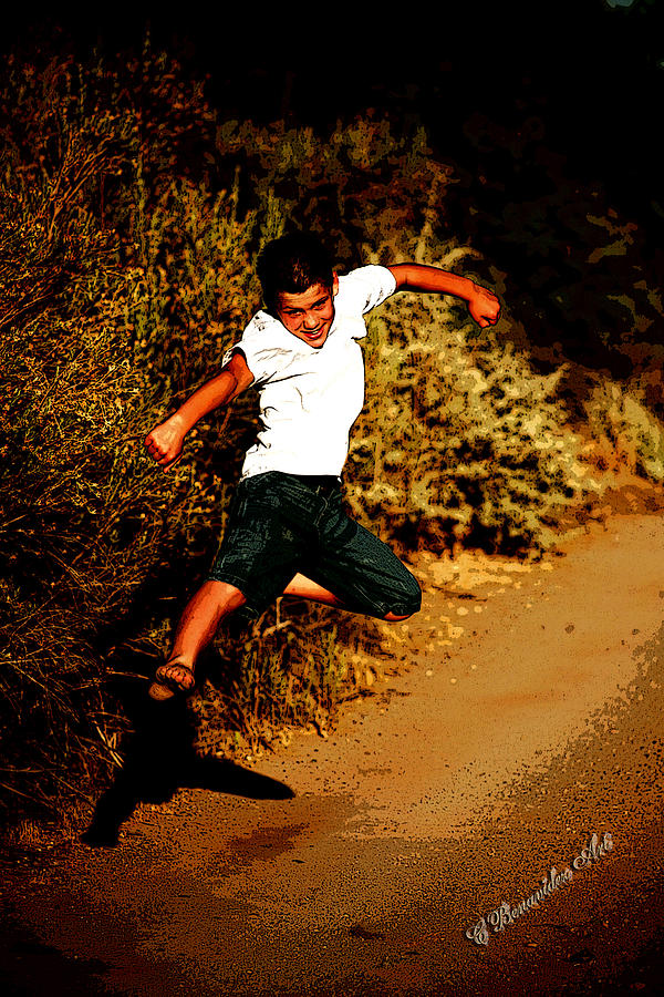 Flying Kick Photograph by Charles Benavidez