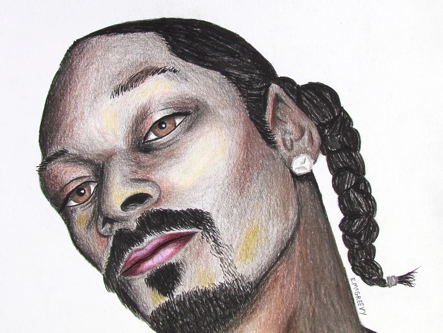 Snoop Dogg Drawing - Fo Shizzle Dogg by Eric McGreevy