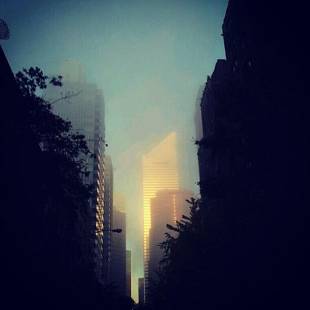 New York City Photograph - #fog Beginning To Break In Midtown by Radiofreebronx Rox