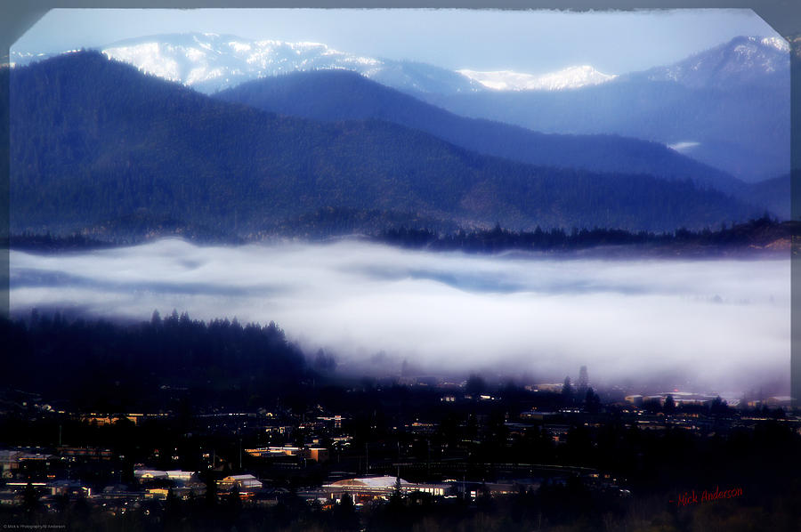 Fog Invasion at Grants Pass Photograph by Mick Anderson