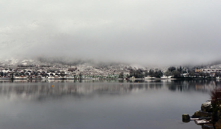 Fog on the Loch Photograph by Lynn Bolt
