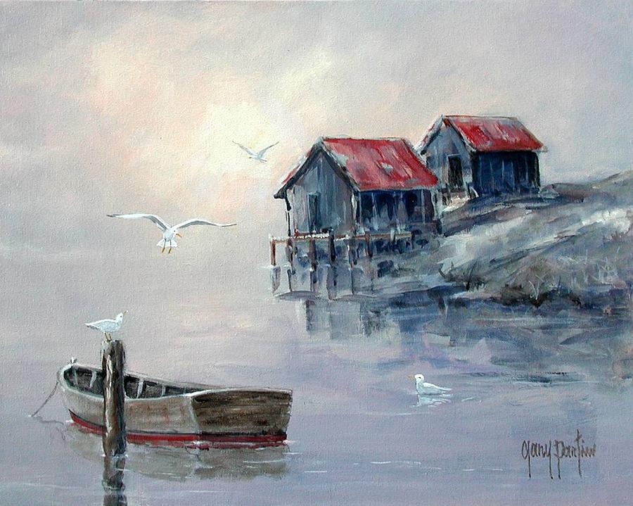 Foggy Cove II Painting by Gary Partin