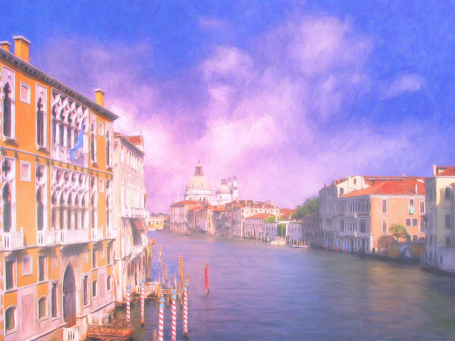 Foggy Morning in Venice Painting by Dominic Piperata