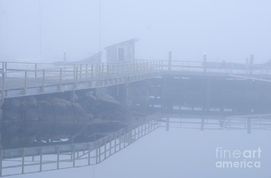 Pier Photograph - Foggy pier 2 by Jim Wright