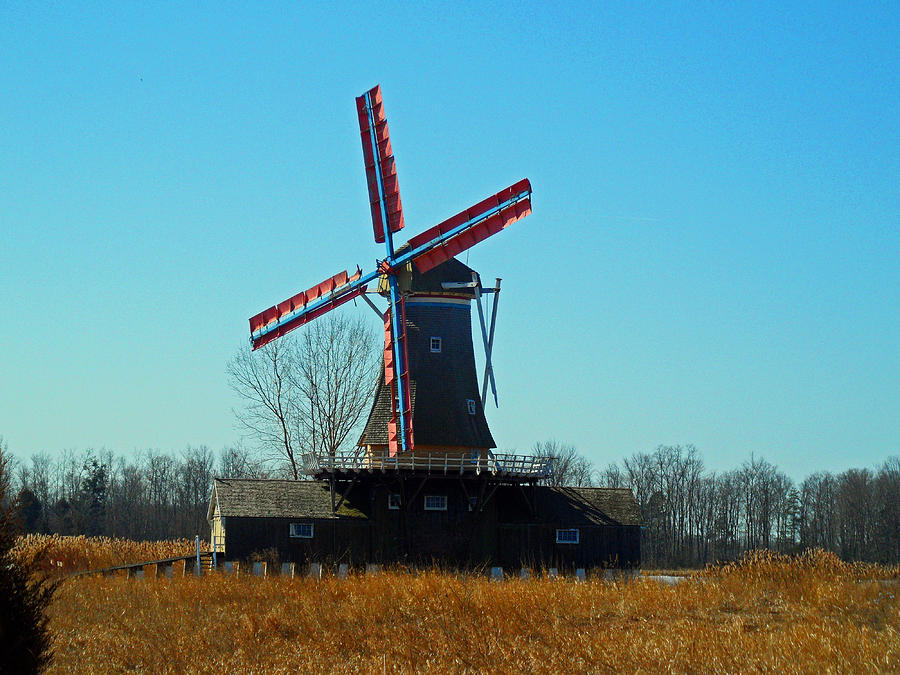 Fol Mar Windmill Photograph by Cyryn Fyrcyd