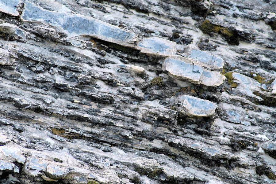 Rock Photograph - Folds in Time by    