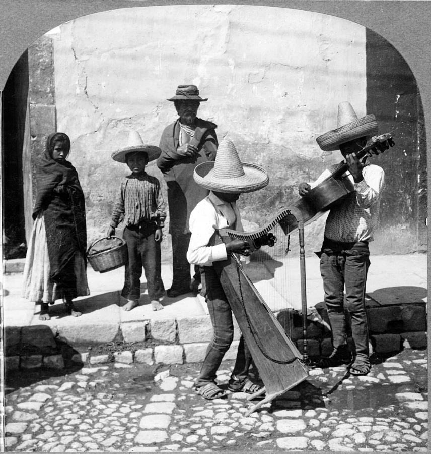 Folk Music. Street Musicians Photograph by Everett - Fine Art America