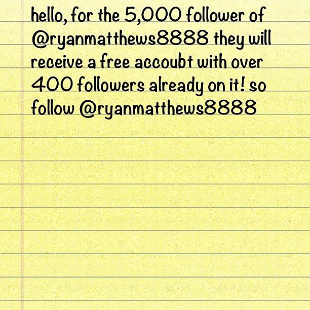 Follow Me. Also Please Repost Photograph by Ryan Matthew 