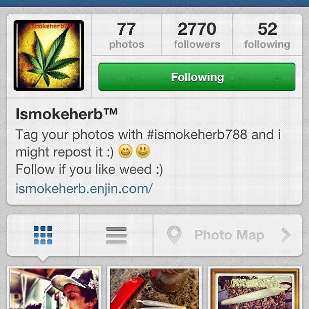 Follow My #instahomie @ismokeherb788 Photograph by Weed And Money