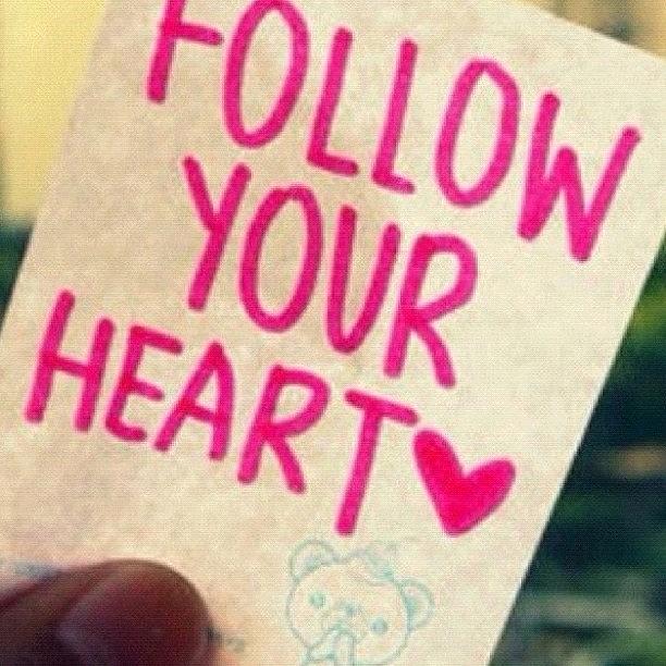 Follow Your Heart ❤ Photograph by Jasmine Gloria