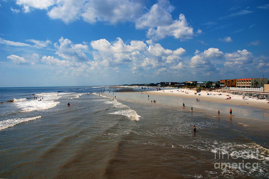 Folly Beach Charleston South Carolina Photograph by Susanne Van Hulst