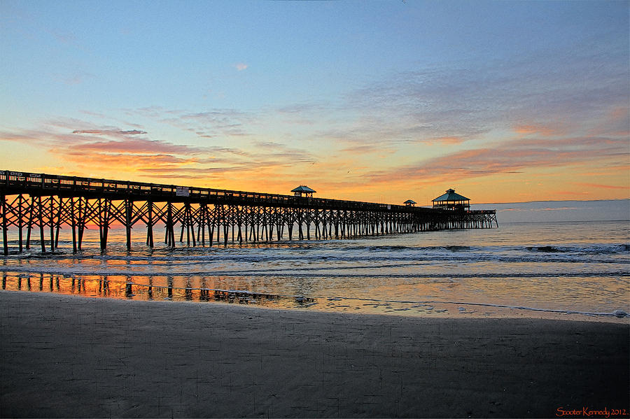 Folly Beach Pier Photograph by David Kennedy