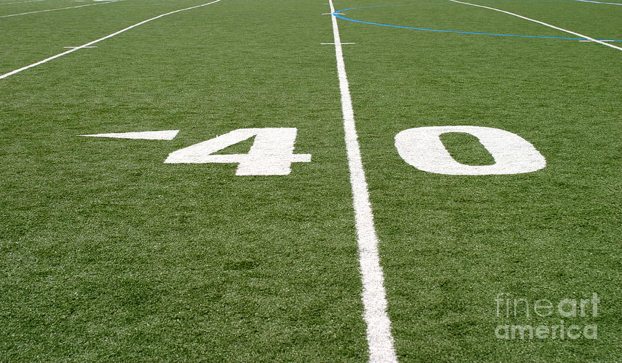 Football Field Forty Photograph by Henrik Lehnerer