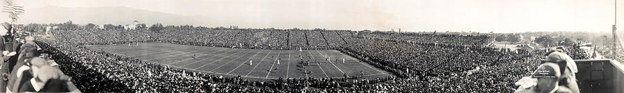 Football, Panorama Of The Rose Bowl Photograph by Everett