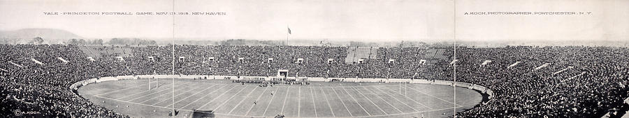 Football, Panorama Of The Yale - Photograph by Everett