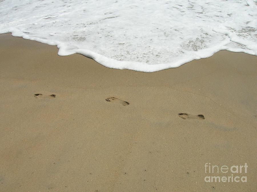 Footprints Photograph by Arlene Carmel