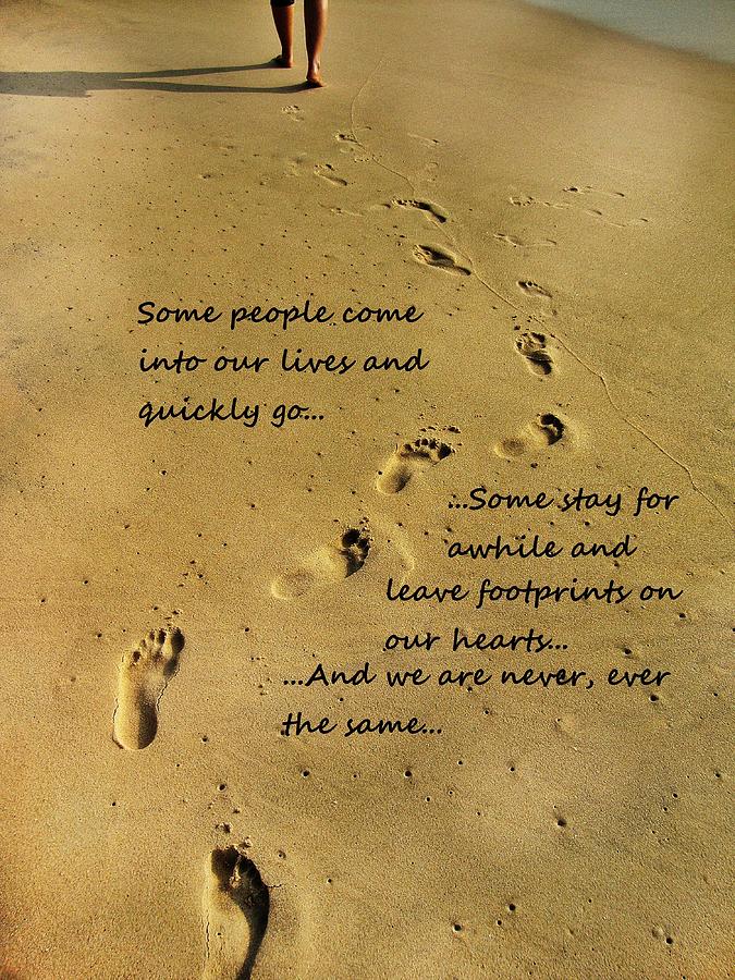 Footprints Photograph by R Sood - Fine Art America