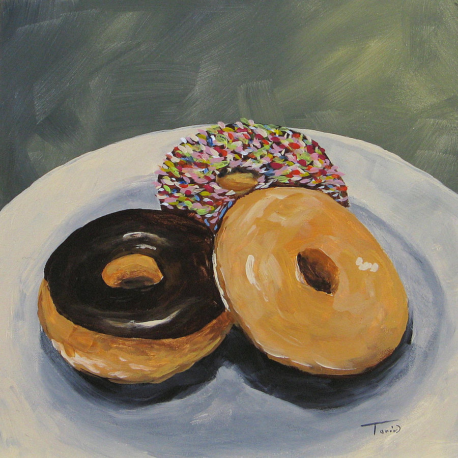 For the Love of Krispy Kreme Painting by Torrie Smiley