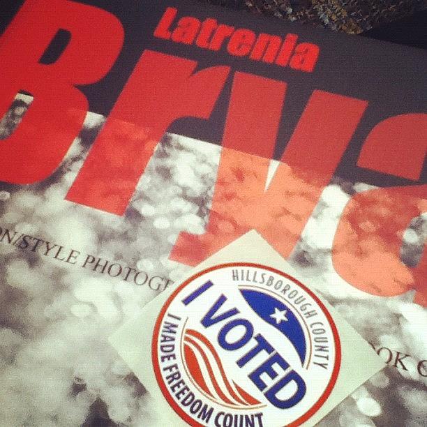 Vote Photograph - For The Right Man. #vote #early by Latrenia Bryant
