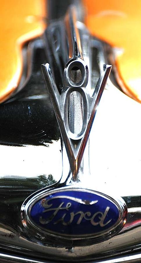 Ford emblems Photograph by David Campione