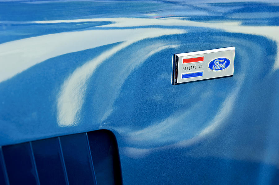 Ford Shelby Cobra Emblem Photograph by Jill Reger