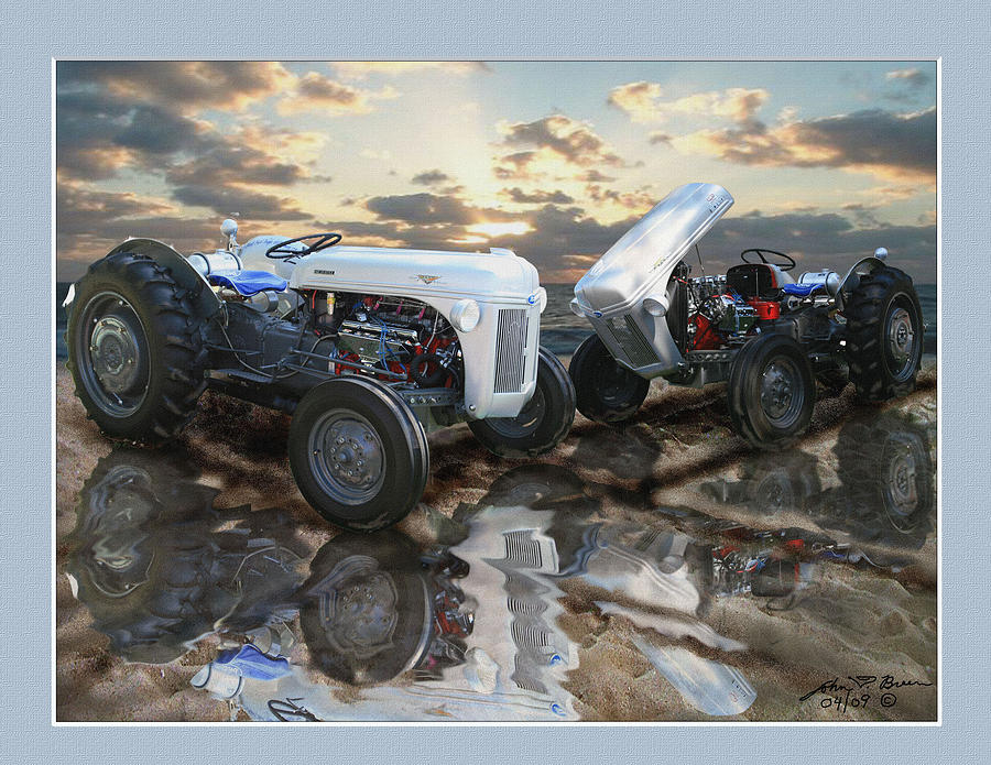 Ford tractor art prints #4