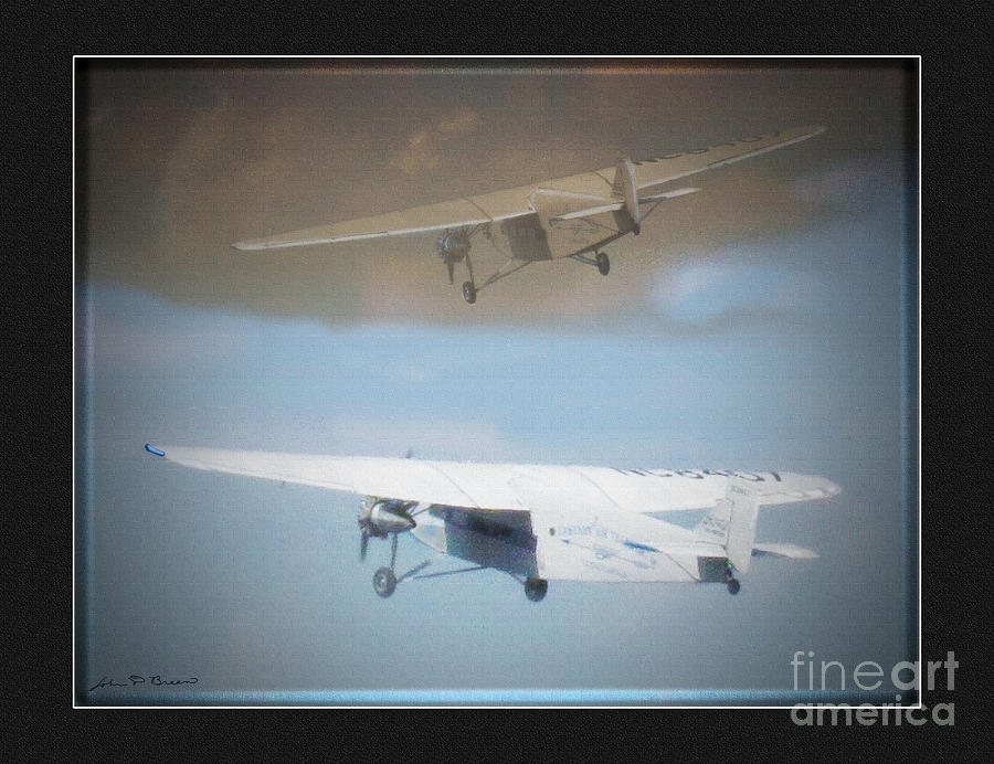 Ford Trimotor Painting - Ford Trimotor by John Breen
