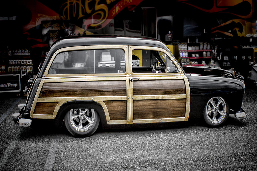 Ford Photograph - Ford Woody Wagon by Ron Roberts