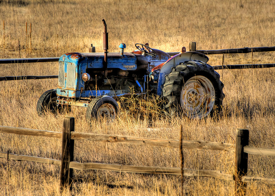 Fordson Tractor Photograph by Stephen Johnson