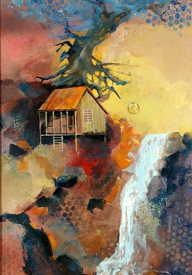 Forest Bungalow Painting by Gary Partin