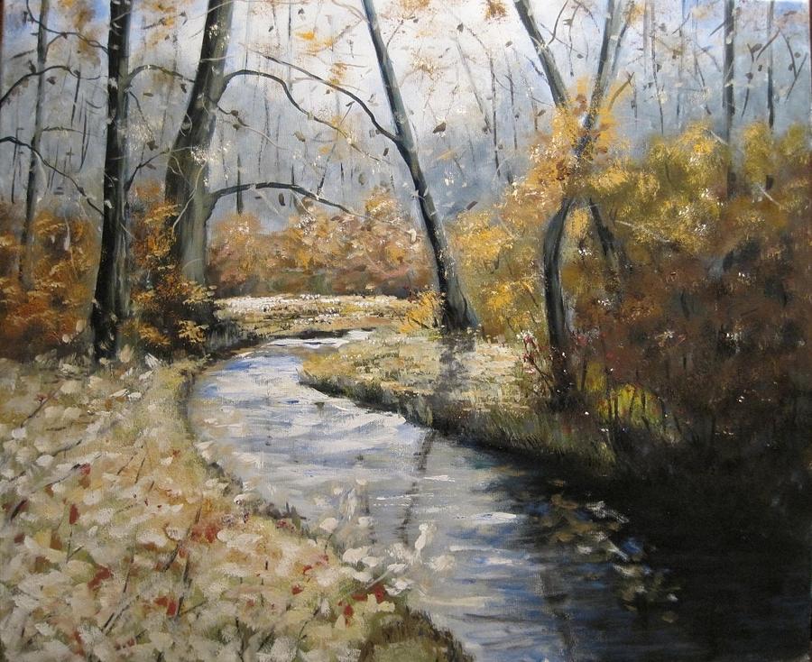 Forest Creek Painting by Jiri Chmelar | Fine Art America