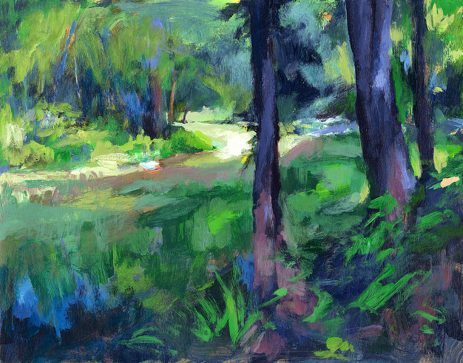 Summer Painting - Elk Creek #1 by Jennifer Kane