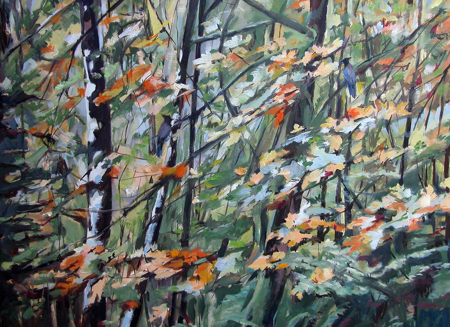 Forest Song Painting by Synnove Pettersen