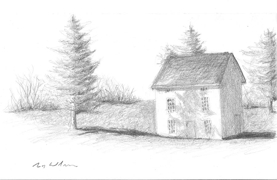 Forge House Drawing by Ray Waychunas - Fine Art America