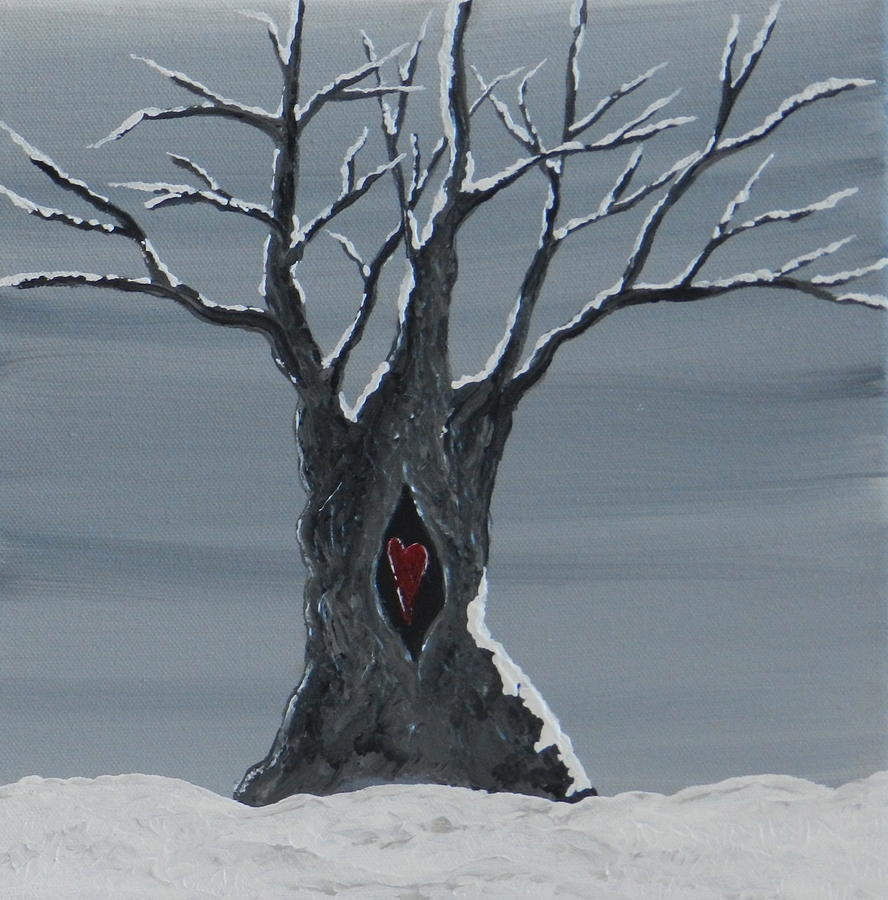 Tree Painting - Forgotten by Heather  Hubb
