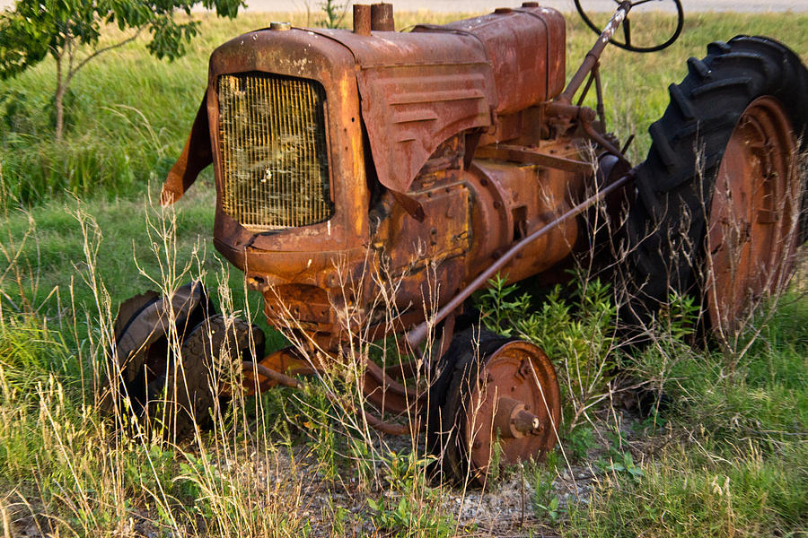 Farm Photograph - Forgotten Tractor 20 by Douglas Barnett