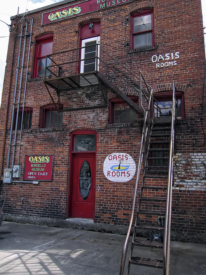 Former Oasis Bordello In Wallace Idaho Mining Town Photograph by Daniel ...