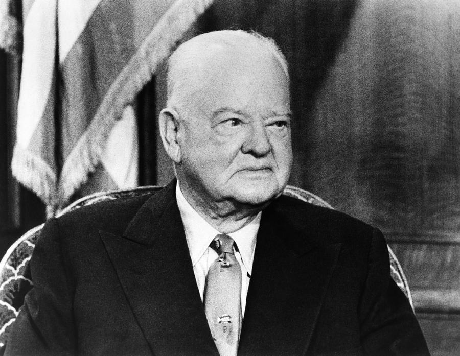 Former President Herbert Hoover Photograph by Everett Fine Art America