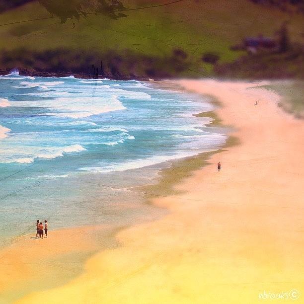 Beach Photograph - #forster #australia #igaustralia by Nicole Brooks