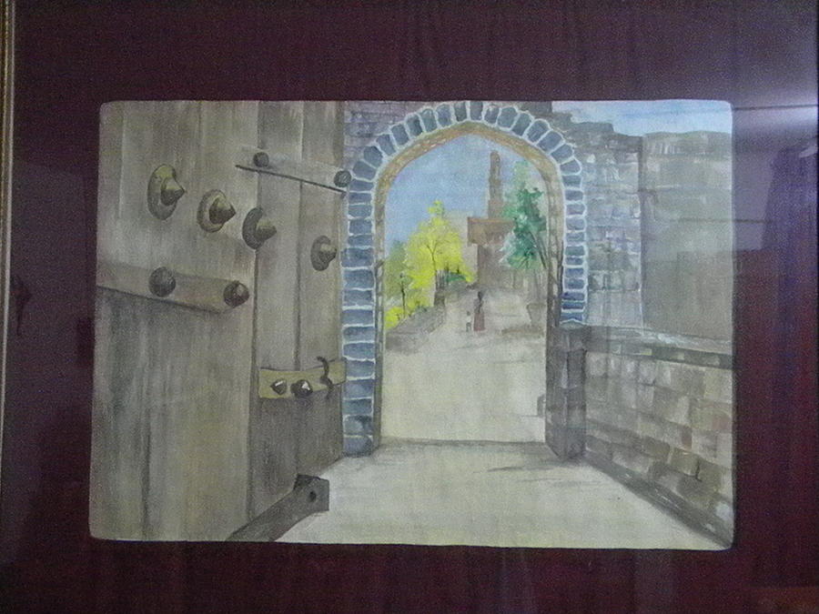 Fort Gate Painting by Seema Sharma
