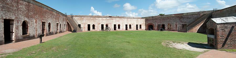 Fort Macon panorama 2 Photograph by Michael Peychich