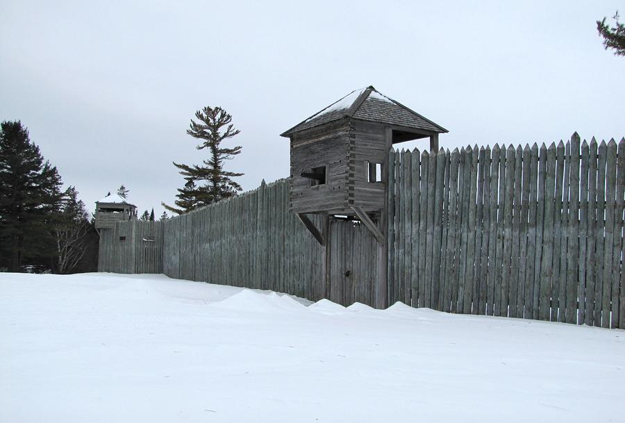 Fort Michilimackinac Land Gate Photograph by Keith Stokes