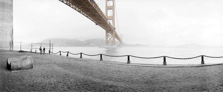 Fort Point and Golden Gate Bridge Photograph by Jan W Faul