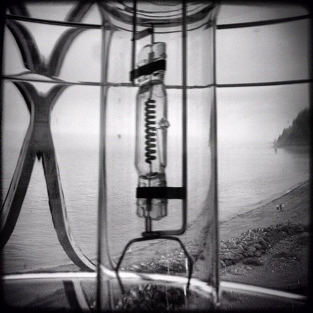 Fort Worden, Lighthouse Bulb. Or Photograph by Kevin Smith