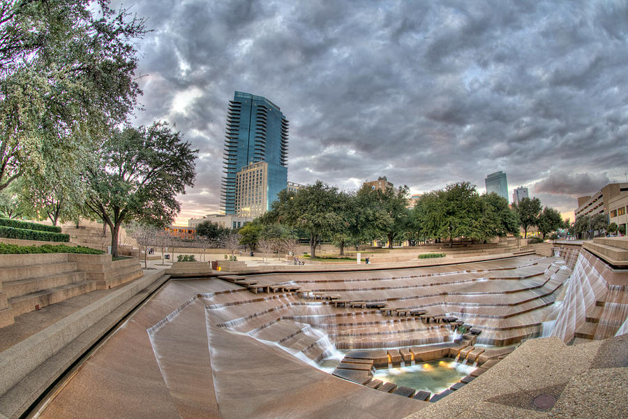 Fort Worth Water Gardens Photograph by Sean Long - Fine Art America