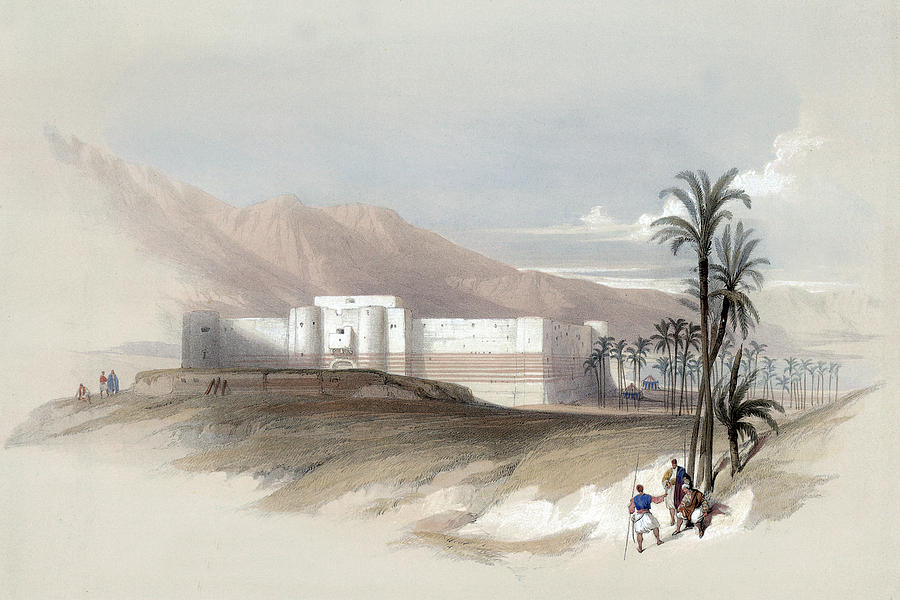 Fortress of Akabah Arabia Petra 1839 Photograph by Munir Alawi