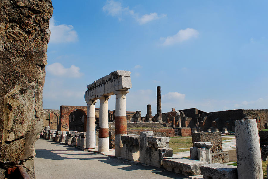 Forum Pompeii Photograph by Terence Davis