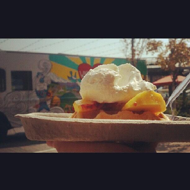Riverwoods Photograph - Found The Waffle Love Truck Today by Brolin Roney